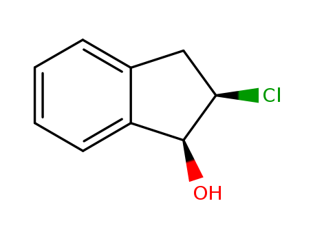 1H-Inden-1-ol,2-chloro-2,3-dihydro-, (1R,2S)-rel- cas  19598-01-7