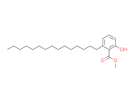 Benzoic acid, 2-hydroxy-6-pentadecyl-, methyl ester