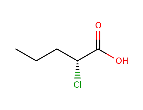 Molecular Structure of 6155-96-0 (2-Chlorovaleric acid)