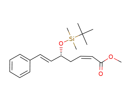 (5R,2Z,6E)-5-(tert-butyldimethylsilanyloxy)-7-phenylhepta-2,6-dienoate