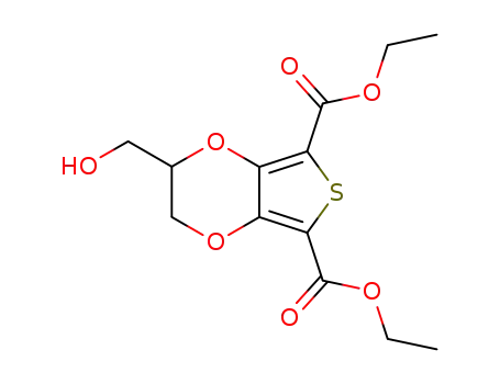 2-hydroxymethyl-2,3-dihydrothieno[3,4-b][1,4]dioxine-5,7-dicarboxylic acid diethyl ester