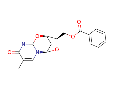 2,5-Methano-5H,9H-pyrimido[2,1-b][1,5,3]dioxazepin-9-one,3-[(benzoyloxy)methyl]-2,3-dihydro-8-methyl-, (2R,3R,5R)-