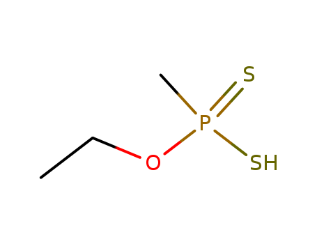 Molecular Structure of 999-83-7 (Phosphonodithioic acid, methyl-, O-ethyl ester)
