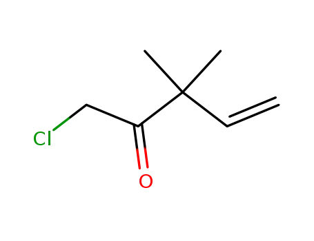 1-chloro-3,3-dimethyl-pent-4-en-2-one