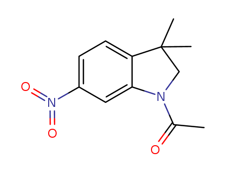 1-(3,3-dimethyl-6-nitro-2,3-dihydro-1H-indol-1-yl)ethan-1-one