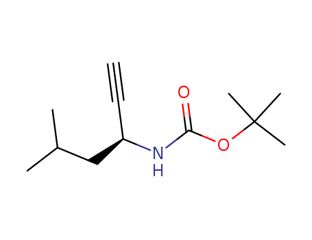 Carbamic acid,N-[(1S)-1-ethynyl-3-methylbutyl]-, 1,1-dimethylethyl ester
