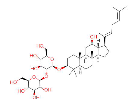 b-D-Glucopyranoside, (3b,12b,20E)-12-hydroxydammara-20(22),24-dien-3-yl 2-O-b-D-glucopyranosyl-