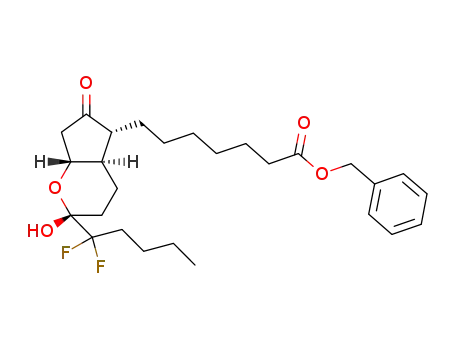 benzyl 7-[(2R,4aR,5R,7aR)-2-(1,1-difluoropentyl)octahydro-2-hydroxy-6-oxocyclopenta[b]pyran-5-yl]heptanoate