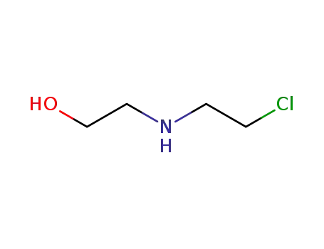 Molecular Structure of 3890-98-0 (Ethanol, 2-[(2-chloroethyl)amino]-)