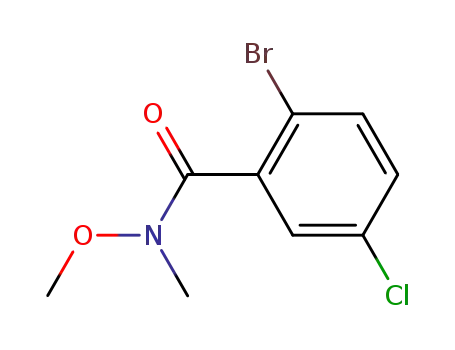 2-bromo-5-chloro-N-methoxy-N-methylbenzamide