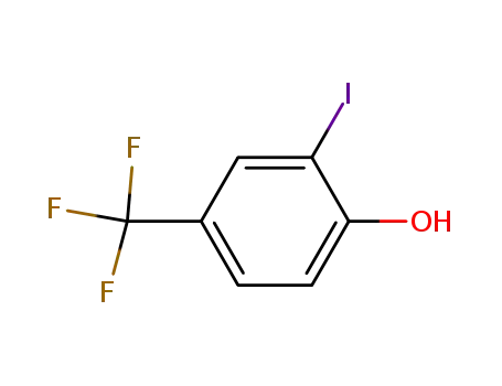 Molecular Structure of 463976-21-8 (2-Iodo-4-(Trifluoromethyl)Phenol)