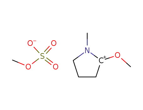 Molecular Structure of 117028-40-7 (O-methyl-N-methylpyrrolidonium methylsulfate)