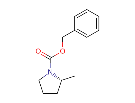 Molecular Structure of 117607-12-2 ((S)-benzyl 2-methylpyrrolidine-1-carboxylate)