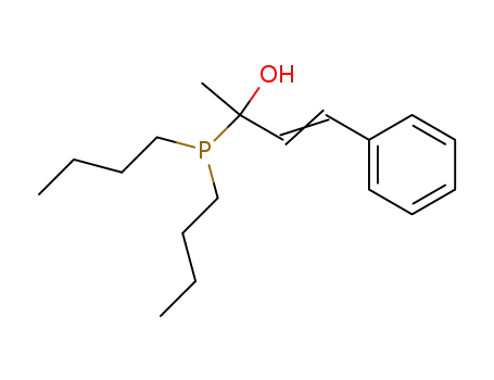 Molecular Structure of 126337-24-4 ((E)-2-Dibutylphosphanyl-4-phenyl-but-3-en-2-ol)