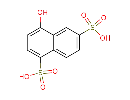 Molecular Structure of 6361-37-1 (1-naphthol-4,7-disulfonic acid)