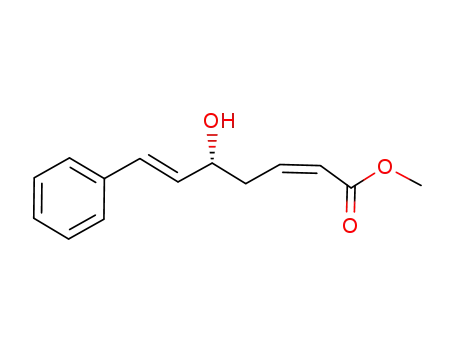 (R,2Z,6E)-5-hydroxy-7-phenylhepta-2,6-dienoate