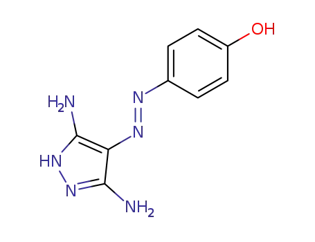 Molecular Structure of 140651-18-9 (Phenol, 4-[(3,5-diamino-1H-pyrazol-4-yl)azo]-)