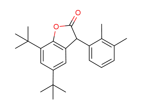 Molecular Structure of 169198-26-9 (5,7-di-tert-butyl-3-(2,3-dimethylphenyl)-1-benzofuran-2(3H)-one)