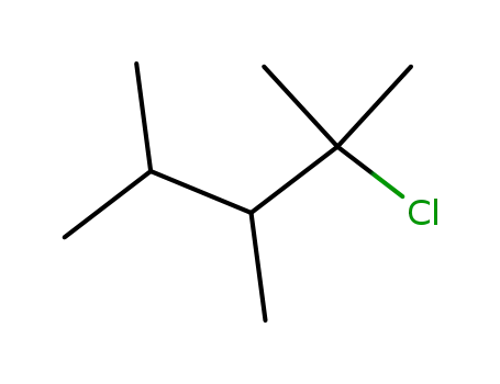 Molecular Structure of 102312-39-0 (pentane, 2-chloro-2,3,4-trimethyl-)