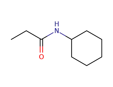 Molecular Structure of 1126-56-3 (N-cyclohexylpropanamide)