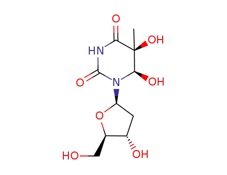 Thymidine, 5,6-dihydro-5,6-dihydroxy-, (5S,6R)-