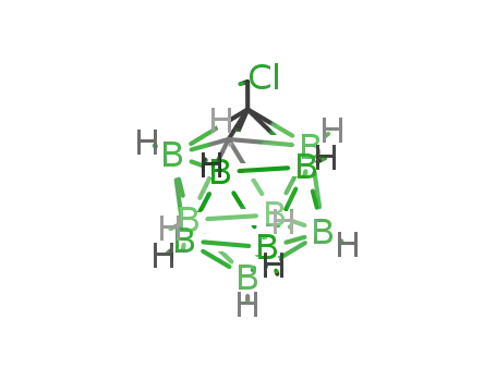 Molecular Structure of 17786-07-1 (1-(Chloromethyl)-o-carborane)