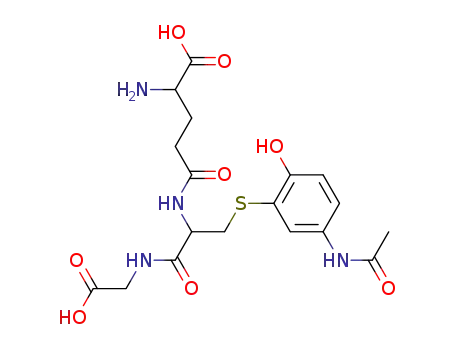 Molecular Structure of 64889-81-2 (Glutathione-S-acetaminophen conjugate)