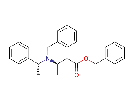 Molecular Structure of 134430-94-7 (benzyl (3R,αR)-3-(N-benzyl-N-α-methylbenzylamino)butanoate)