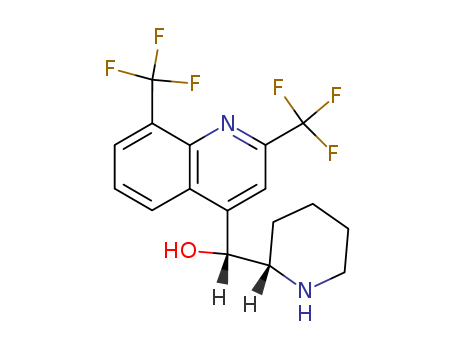 4-Quinolinemethanol, α-(2R)-2-piperidinyl-2,8-bis(trifluoromethyl)-,(aS)-rel-(53230-10-7)