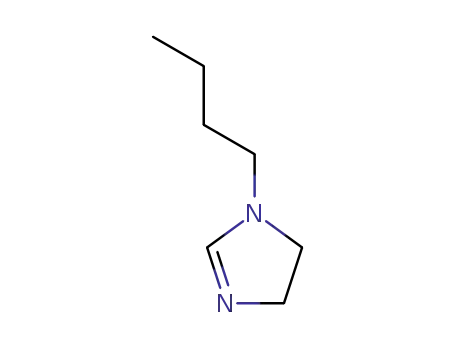 Molecular Structure of 45716-46-9 (1H-Imidazole, 1-butyl-4,5-dihydro-)