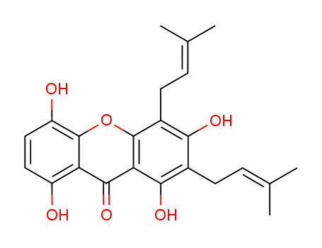 1,3,5,8-Tetrahydroxy-2,4-bis(3-methyl-2-butenyl)-9H-xanthen-9-one 33390-42-0