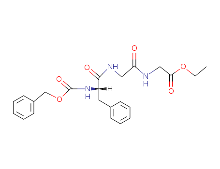 Glycine, N-[N-[N-[(phenylmethoxy)carbonyl]-L-phenylalanyl]glycyl]-, ethyl ester