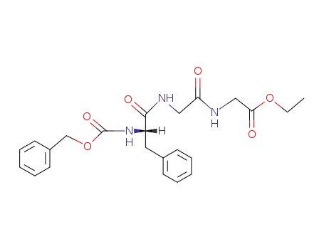 Molecular Structure of 4526-84-5 (N<sup>α</sup>-benzyloxycarbonylphenylalanylglycylglycine ethyl ester)
