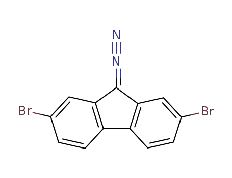 Molecular Structure of 18833-08-4 (2,7-dibromo-9-diazo-9H-fluorene)