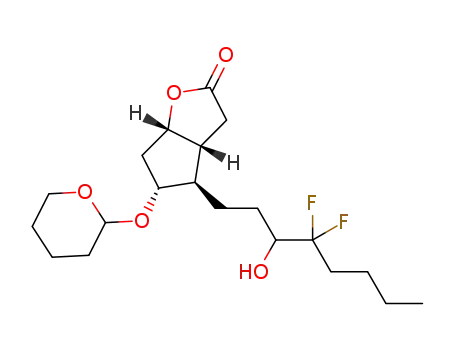(3aR,4R,5R,6aS)-4-(4,4-difluoro-3-hydroxyoctyl)-5-(tetrahydro-2H-pyran-2-yloxy)hexahydro-2H-cyclopenta[b]furan-2-one