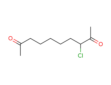 Molecular Structure of 97963-22-9 (2,9-Decanedione, 3-chloro-)