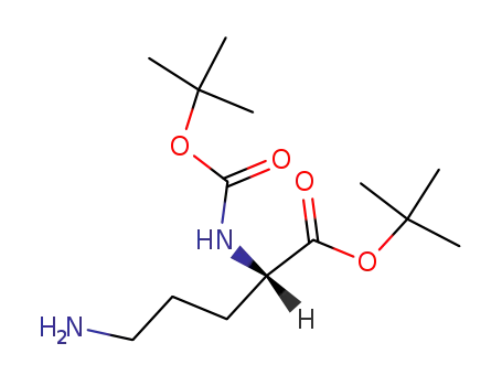tert-butyl (2S)-5-amino-2-[(2-methylpropan-2-yl)oxycarbonylamino]pentanoate