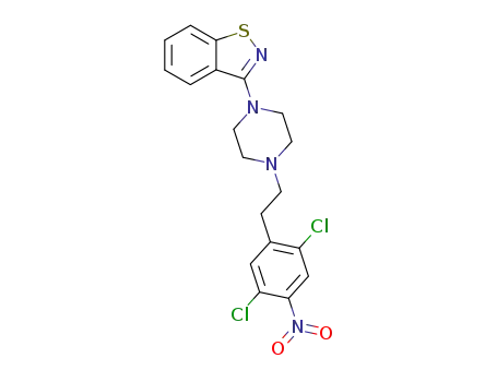 3-[4-[2-(2,5-Dichloro-4-nitrophenyl)ethyl]-1-piperazinyl]-1,2-benzisothiazole