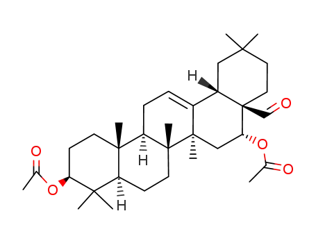 3β.16α-diacetoxy-oleanen-(12)-al-(28)