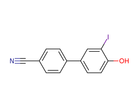 4-(4-Hydroxy-3-iodophenyl)benzonitrile