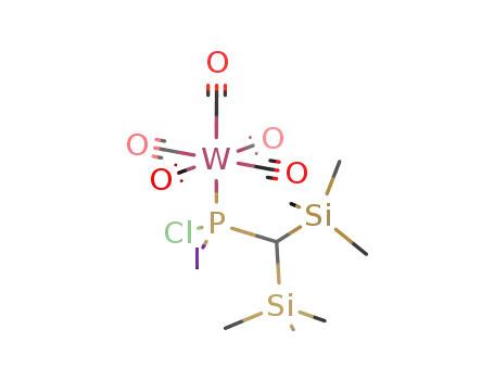 W(CO)5(PIClCH(Si(CH<sub>3</sub>)3)2)