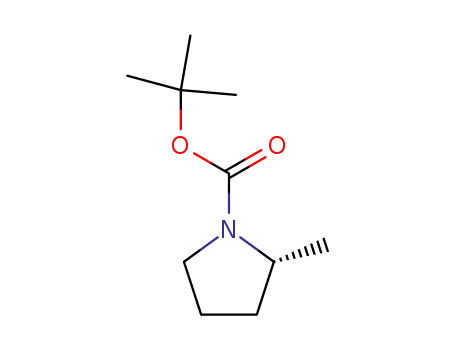 Molecular Structure of 157007-54-0 ((R)-1-BOC-2-METHYL-PYRROLIDINE)