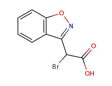 1,2-Benzisoxazole-3-aceticacid, a-bromo-
