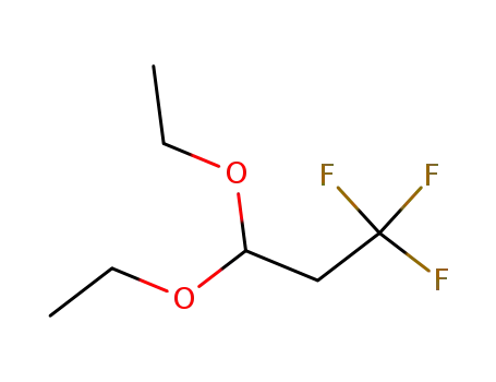 Molecular Structure of 688-29-9 (3,3-diethoxy-1,1,1-trifluoropropane)