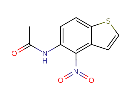 Molecular Structure of 857473-95-1 (<i>N</i>-(4-nitro-benzo[<i>b</i>]thiophen-5-yl)-acetamide)