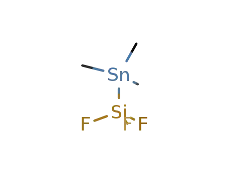 Molecular Structure of 126087-12-5 (trimethyl(trifluorsilyl)stannane)