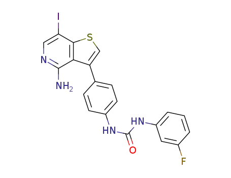 1-(4-(4-amino-7-iodothieno[3,2-c]pyridin-3-yl)phenyl)-3-(3-fluorophenyl)urea