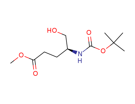 (S)-4-[[(tert-Butoxy)carbonyl]amino]-5-hydroxypentanoic acid methyl ester(126587-35-7)
