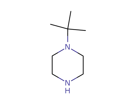 Molecular Structure of 38216-72-7 (1-tert-Butylpiperazine)