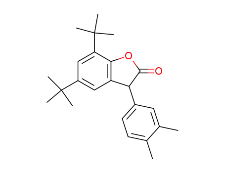 Molecular Structure of 164391-52-0 (2(3H)-Benzofuranone,5,7-bis(1,1-dimethylethyl)-3-(3,4-dimethylphenyl)-)